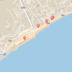 Mappa degli hotel sul mare a Pietra Ligure